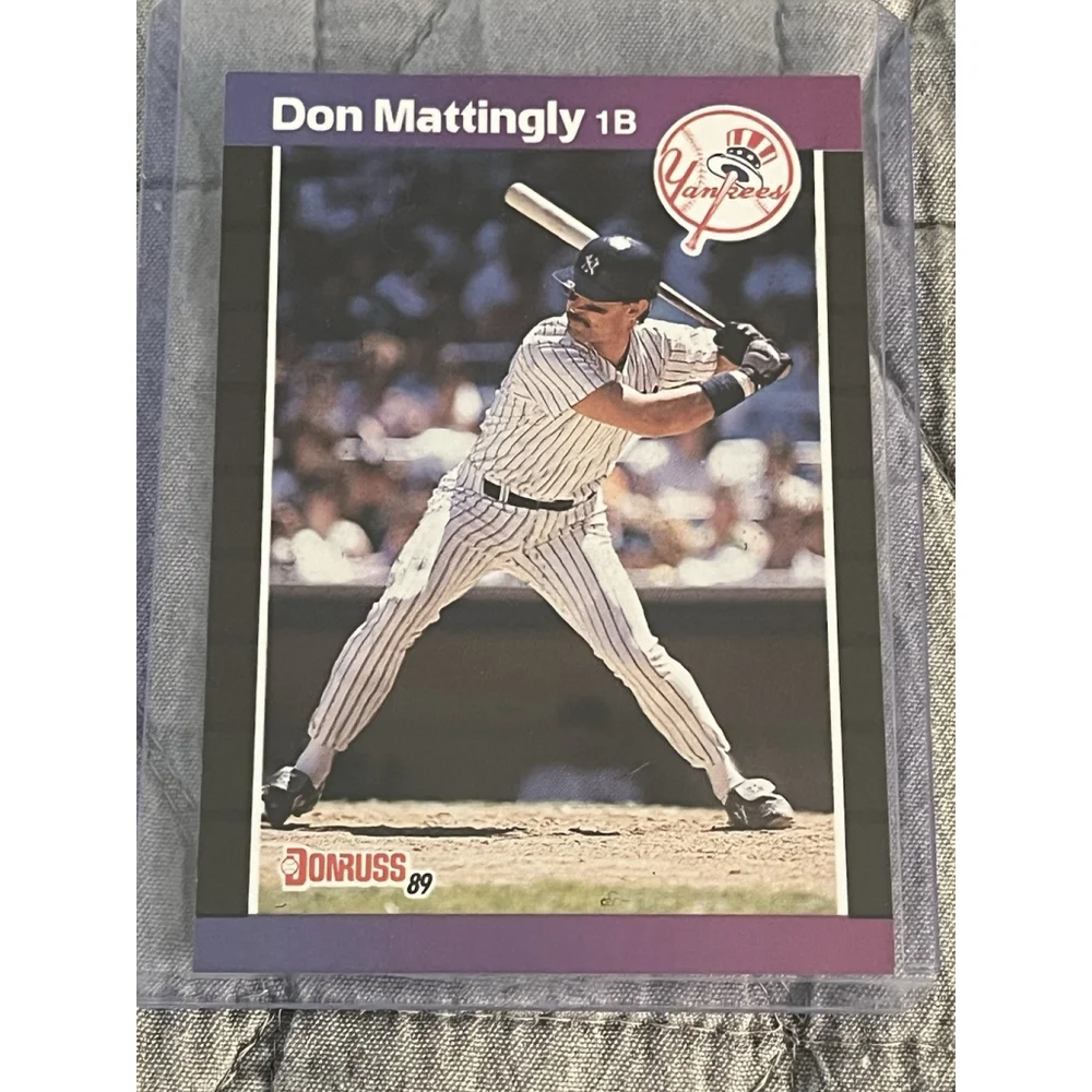 1989 Donruss Don Mattingly New York Yankees MLB Baseball Card